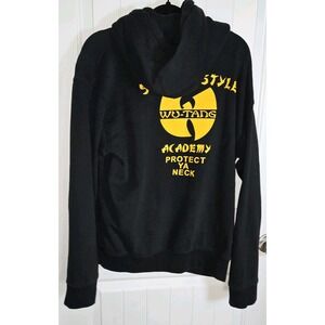Wu-Tang Sweatshirt Hoodie Adult L Pullover Drawstring Pocket Graphic Logo Black